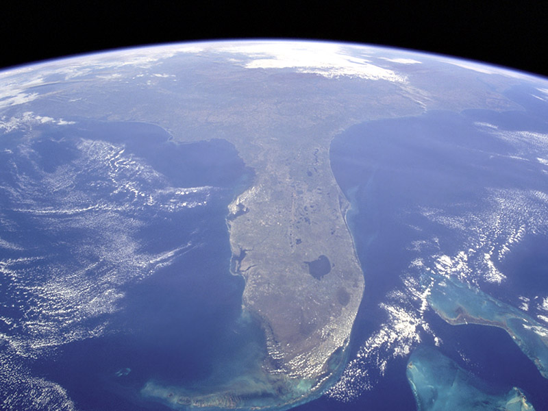 Shuttle View of the Sunshine State, Florida